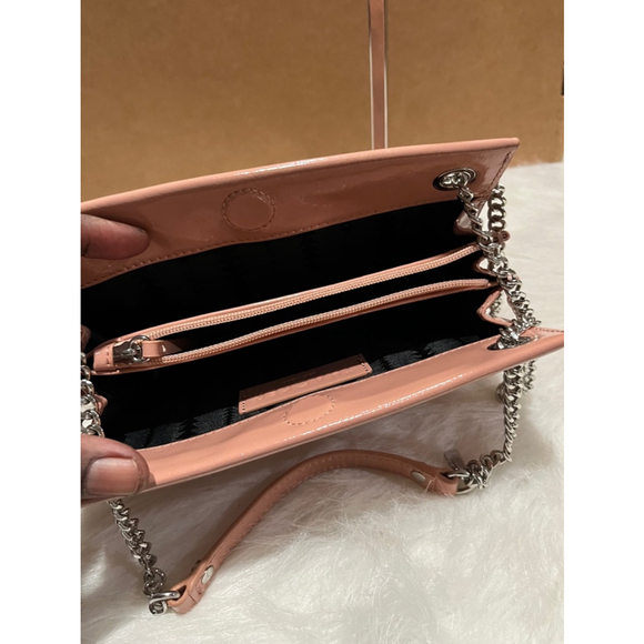 Thacker Gold leather convertible shoulder crossbody bag - Picture 9 of 9